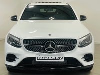 USED 2017 17 MERCEDES-BENZ GLC 2.1 GLC250d AMG Line (Premium) Coupe 5dr Diesel G-Tronic 4MATIC Euro 6 (s/s) (204 ps) Polar White | Black Interior | Glass Sunroof | Night Pack | Reverse Camera | Bluetooth Media | Ambient Lighting | Privacy Glass | ULEZ OK