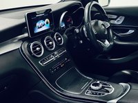 USED 2017 17 MERCEDES-BENZ GLC 2.1 GLC250d AMG Line (Premium) Coupe 5dr Diesel G-Tronic 4MATIC Euro 6 (s/s) (204 ps) Polar White | Black Interior | Glass Sunroof | Night Pack | Reverse Camera | Bluetooth Media | Ambient Lighting | Privacy Glass | ULEZ OK