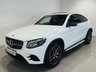 USED 2017 17 MERCEDES-BENZ GLC 2.1 GLC250d AMG Line (Premium) Coupe 5dr Diesel G-Tronic 4MATIC Euro 6 (s/s) (204 ps) Polar White | Black Interior | Glass Sunroof | Night Pack | Reverse Camera | Bluetooth Media | Ambient Lighting | Privacy Glass | ULEZ OK