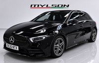 USED 2020 20 MERCEDES-BENZ A-CLASS 1.3 A180 AMG Line (Premium 2) Hatchback 5dr Petrol 7G-DCT Euro 6 (s/s) (136 ps) Cosmos Black | Ambient Lighting | Apple CarPlay | Widescreen | Heated Seats | Privacy Glass | ULEZ OK