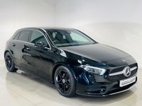 USED 2020 20 MERCEDES-BENZ A-CLASS 1.3 A180 AMG Line (Premium 2) Hatchback 5dr Petrol 7G-DCT Euro 6 (s/s) (136 ps) Cosmos Black | Ambient Lighting | Apple CarPlay | Widescreen | Heated Seats | Privacy Glass | ULEZ OK