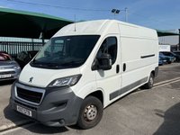 USED 2017 17 PEUGEOT BOXER 2.0 BlueHDi 335 Professional Panel Van 5dr Diesel Manual L3 H2 Euro 6 (130 ps) DRIVER ARMREST, REAR PARKING SENSOR