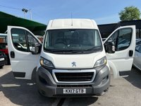 USED 2017 17 PEUGEOT BOXER 2.0 BlueHDi 335 Professional Panel Van 5dr Diesel Manual L3 H2 Euro 6 (130 ps) DRIVER ARMREST, REAR PARKING SENSOR