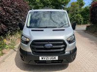 USED 2021 21 FORD TRANSIT 2.0 350 EcoBlue Leader Drop Side 2dr Diesel Manual RWD L4 Euro 6 (s/s) (130 ps) A/C, TAIL LIFT, CAMBELT CHANGED