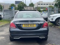 USED 2016 16 MERCEDES-BENZ C-CLASS 2.0 C200 Sport (Premium) Saloon 4dr Petrol 7G-Tronic+ Euro 6 (s/s) (184 ps) 