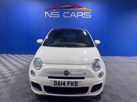 USED 2014 14 FIAT 500 0.9 TwinAir S Hatchback 3dr Petrol Manual Euro 6 (s/s) (105 ps) Full service history Low tax Low insurance cost Air con Electric windows SunroofStop start feature 12 months MOT