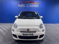 USED 2014 14 FIAT 500 0.9 TwinAir S Hatchback 3dr Petrol Manual Euro 6 (s/s) (105 ps) Full service history Low tax Low insurance cost Air con Electric windows SunroofStop start feature 12 months MOT