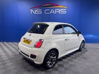 USED 2014 14 FIAT 500 0.9 TwinAir S Hatchback 3dr Petrol Manual Euro 6 (s/s) (105 ps) Full service history Low tax Low insurance cost Air con Electric windows SunroofStop start feature 12 months MOT