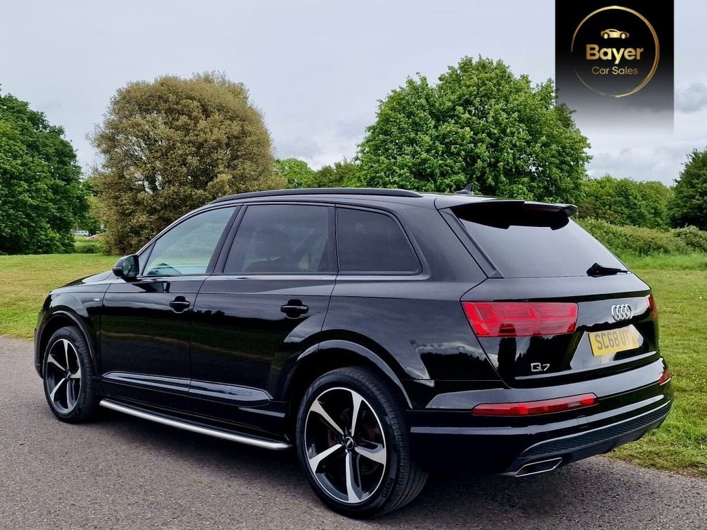 USED 2019 68 AUDI Q7 3.0 TDI V6 50 Black Edition SUV 5dr Diesel Tiptronic quattro Euro 6 (s/s) (286 ps) FINANCE AVAILABLE