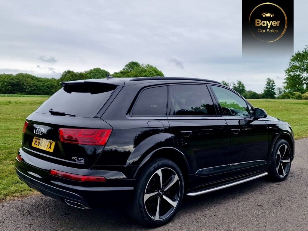 USED 2019 68 AUDI Q7 3.0 TDI V6 50 Black Edition SUV 5dr Diesel Tiptronic quattro Euro 6 (s/s) (286 ps) FINANCE AVAILABLE