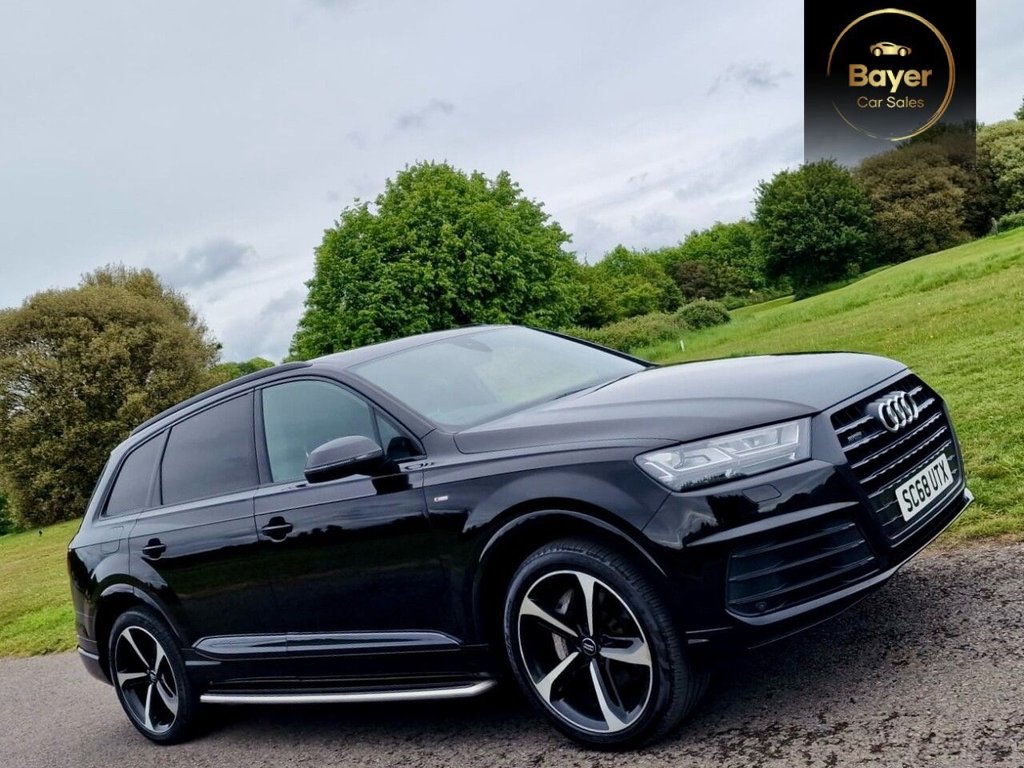 USED 2019 68 AUDI Q7 3.0 TDI V6 50 Black Edition SUV 5dr Diesel Tiptronic quattro Euro 6 (s/s) (286 ps) FINANCE AVAILABLE