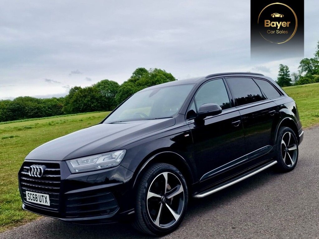 USED 2019 68 AUDI Q7 3.0 TDI V6 50 Black Edition SUV 5dr Diesel Tiptronic quattro Euro 6 (s/s) (286 ps) FINANCE AVAILABLE