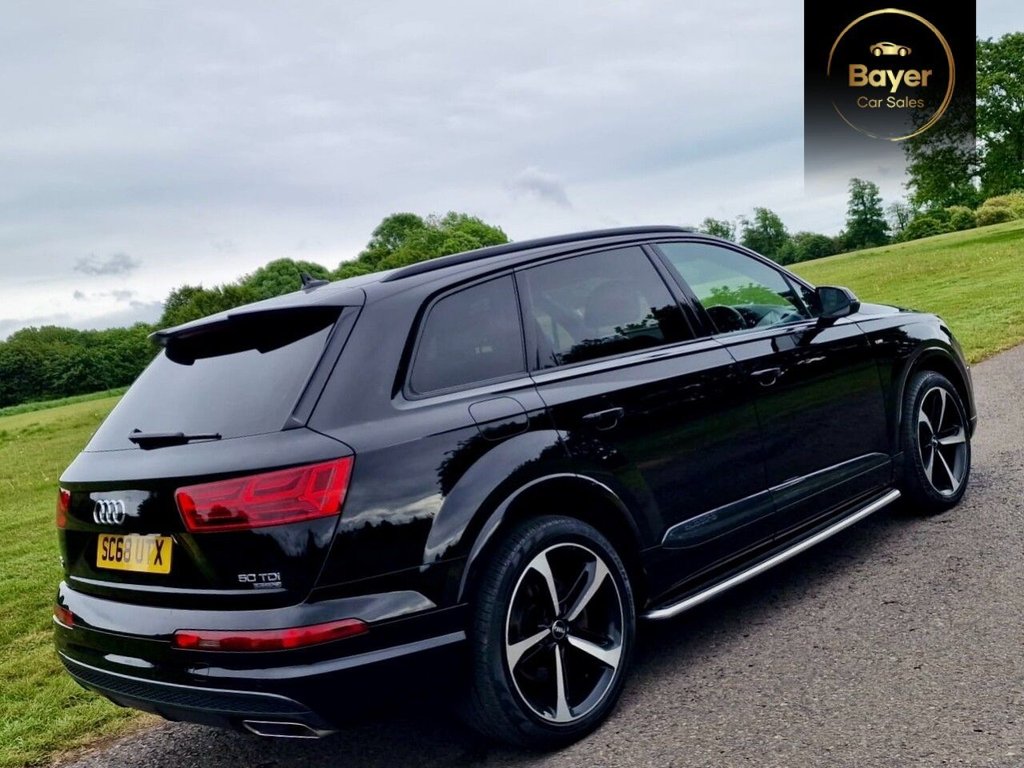 USED 2019 68 AUDI Q7 3.0 TDI V6 50 Black Edition SUV 5dr Diesel Tiptronic quattro Euro 6 (s/s) (286 ps) FINANCE AVAILABLE
