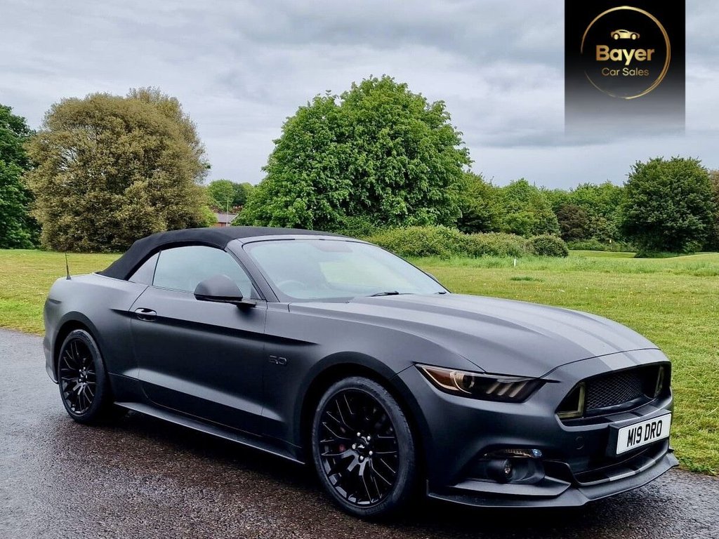 USED 2016 M FORD MUSTANG 5.0 V8 GT Convertible 2dr Petrol SelShift Euro 6 (416 bhp) FINANCE AVAILABLE