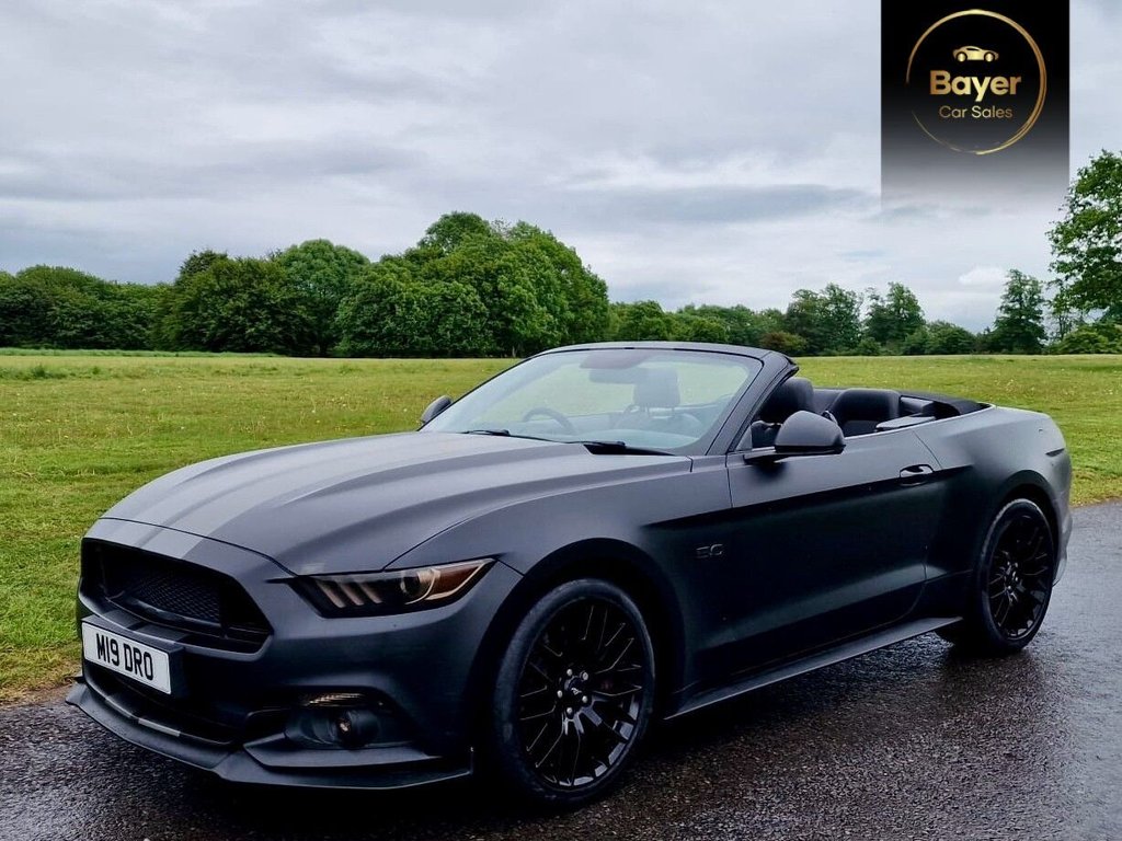 USED 2016 M FORD MUSTANG 5.0 V8 GT Convertible 2dr Petrol SelShift Euro 6 (416 bhp) FINANCE AVAILABLE