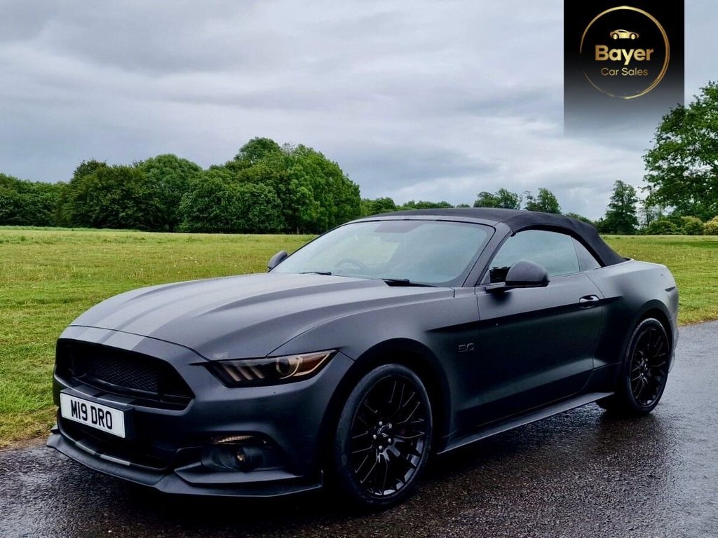 USED 2016 M FORD MUSTANG 5.0 V8 GT Convertible 2dr Petrol SelShift Euro 6 (416 bhp) FINANCE AVAILABLE