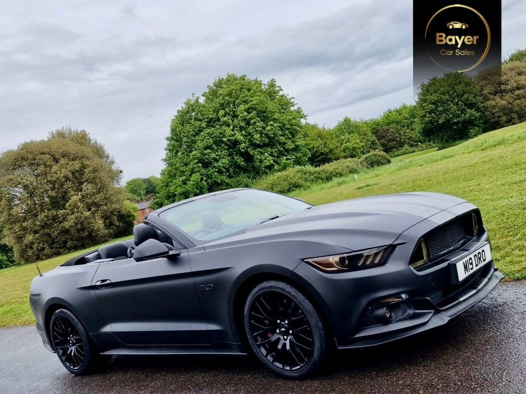 USED 2016 M FORD MUSTANG 5.0 V8 GT Convertible 2dr Petrol SelShift Euro 6 (416 bhp) FINANCE AVAILABLE