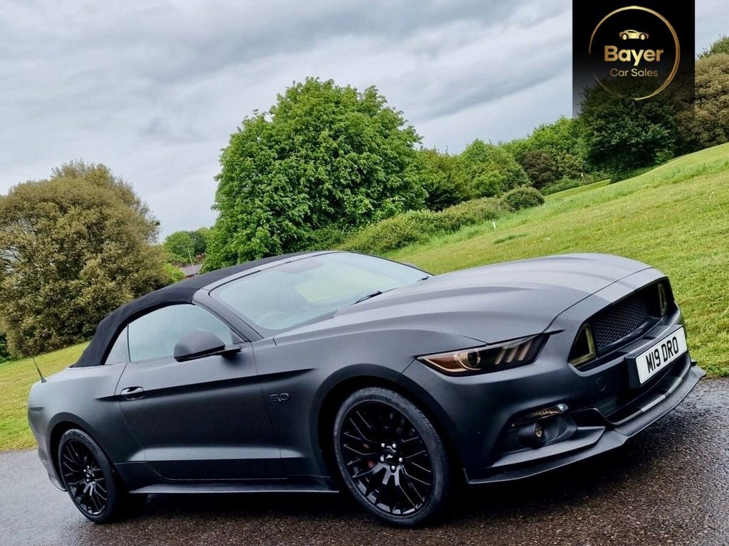 USED 2016 M FORD MUSTANG 5.0 V8 GT Convertible 2dr Petrol SelShift Euro 6 (416 bhp) FINANCE AVAILABLE