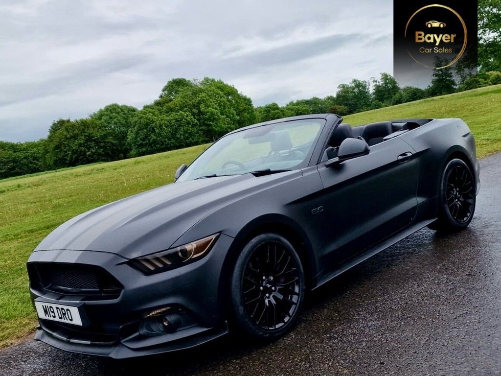 USED 2016 M FORD MUSTANG 5.0 V8 GT Convertible 2dr Petrol SelShift Euro 6 (416 bhp) FINANCE AVAILABLE