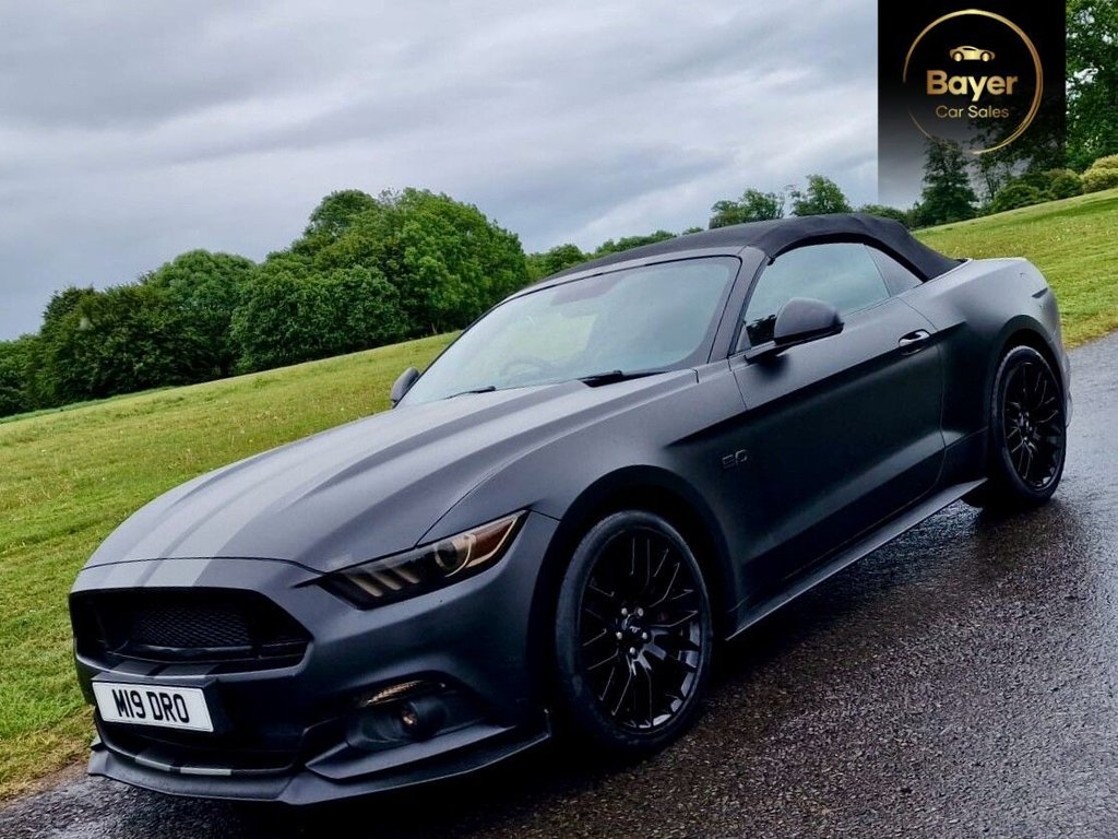 USED 2016 M FORD MUSTANG 5.0 V8 GT Convertible 2dr Petrol SelShift Euro 6 (416 bhp) FINANCE AVAILABLE