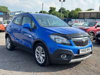USED 2016 66 VAUXHALL MOKKA 1.6i Exclusiv SUV 5 door Petrol Manual 2WD Euro 6 in Blue BLUETOOTH+SENSORS+CD PLAYER