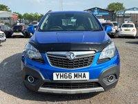 USED 2016 66 VAUXHALL MOKKA 1.6i Exclusiv SUV 5 door Petrol Manual 2WD Euro 6 in Blue BLUETOOTH+SENSORS+CD PLAYER