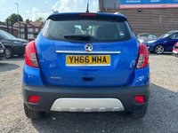 USED 2016 66 VAUXHALL MOKKA 1.6i Exclusiv SUV 5 door Petrol Manual 2WD Euro 6 in Blue BLUETOOTH+SENSORS+CD PLAYER