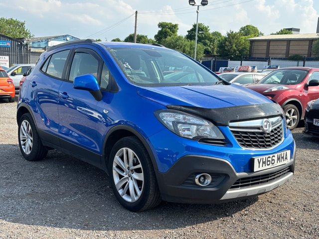 View our Vauxhall Mokka 1.6i Exclusiv SUV 5 door Petrol Manual 2WD Euro 6 in Blue