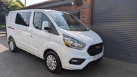 USED 2022 22 FORD TRANSIT CUSTOM 2.0 300 EcoBlue Limited Crew Van Double Cab 5dr Diesel Manual L1 H1 Euro 6 (s/s) (6 Seat) (130 ps) *** 6 SEATS - AIR CON - CRUISE CONTROL - PARKING SENSORS ***