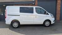 USED 2022 22 FORD TRANSIT CUSTOM 2.0 300 EcoBlue Limited Crew Van Double Cab 5dr Diesel Manual L1 H1 Euro 6 (s/s) (6 Seat) (130 ps) *** 6 SEATS - AIR CON - CRUISE CONTROL - PARKING SENSORS ***