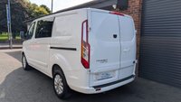USED 2022 22 FORD TRANSIT CUSTOM 2.0 300 EcoBlue Limited Crew Van Double Cab 5dr Diesel Manual L1 H1 Euro 6 (s/s) (6 Seat) (130 ps) *** 6 SEATS - AIR CON - CRUISE CONTROL - PARKING SENSORS ***