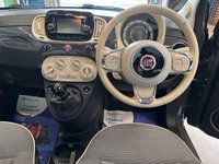 USED 2018 18 FIAT 500 1.2 Lounge Hatchback 3 door Petrol Manual Euro 6 in Grey DAB RADIO+BLUETOOTH+REAR SENSORS