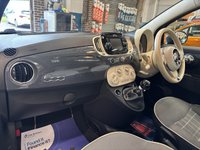 USED 2018 18 FIAT 500 1.2 Lounge Hatchback 3 door Petrol Manual Euro 6 in Grey DAB RADIO+BLUETOOTH+REAR SENSORS