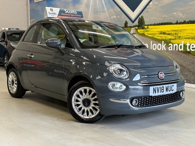 View our Fiat 500 1.2 Lounge Hatchback 3 door Petrol Manual Euro 6 in Grey