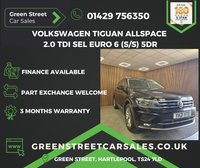 USED 2021 21 VOLKSWAGEN TIGUAN ALLSPACE 2.0 TDI SEL Euro 6 (s/s) 5dr Serviced+MOTd+3 Month Warranty