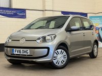 USED 2016 16 VOLKSWAGEN UP! 1.0 Move up! Hatchback 5 Door Petrol Manual Euro 6 (60 ps) ONLY 9,319 GENUINE MILES FROM NEW