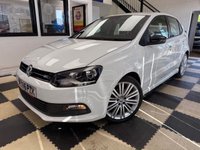 USED 2016 66 VOLKSWAGEN POLO 1.4 TSI BlueMotion Tech ACT BlueGT Hatchback 5dr Petrol Manual Euro 6 (s/s) (150 ps) AIR CONDITIONING! BLUETOOTH!