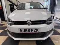 USED 2016 66 VOLKSWAGEN POLO 1.4 TSI BlueMotion Tech ACT BlueGT Hatchback 5dr Petrol Manual Euro 6 (s/s) (150 ps) AIR CONDITIONING! BLUETOOTH!