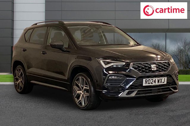 View our Seat Ateca 1.5 TSI EVO FR Sport SUV 5dr Petrol DSG Euro 6 (s/s) (150 ps) Park Assist, Full Link Smartphone Integration, Convenience Pack, Safety And Driving Pack, Navigation System