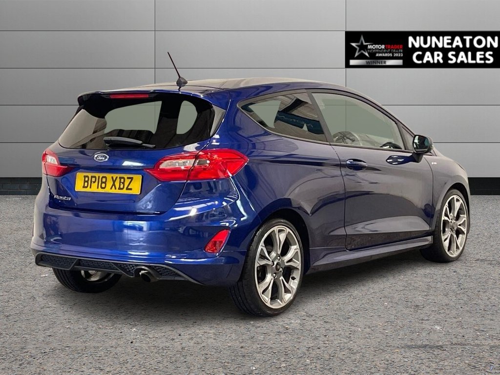 USED 2018 18 FORD FIESTA 1.0T EcoBoost ST-Line Hatchback 3dr Petrol Manual Euro 6 (s/s) (125 ps) GREAT SERVICE HISTORY BUY CONFIDENT