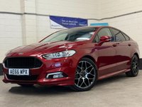 USED 2016 66 FORD MONDEO 2.0 TDCi ST-Line Hatchback 5 Door Diesel Manual Euro 6 (s/s) (180 ps) 1 OWNER + FORD MOTOR CO BIG SPEC