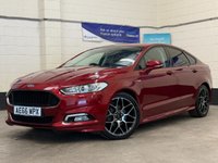 USED 2016 66 FORD MONDEO 2.0 TDCi ST-Line Hatchback 5 Door Diesel Manual Euro 6 (s/s) (180 ps) 1 OWNER + FORD MOTOR CO BIG SPEC