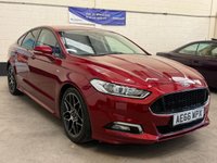 USED 2016 66 FORD MONDEO 2.0 TDCi ST-Line Hatchback 5 Door Diesel Manual Euro 6 (s/s) (180 ps) 1 OWNER + FORD MOTOR CO BIG SPEC