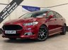 USED 2016 66 FORD MONDEO 2.0 TDCi ST-Line Hatchback 5 Door Diesel Manual Euro 6 (s/s) (180 ps) 1 OWNER + FORD MOTOR CO BIG SPEC