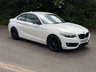 USED 2015 65 BMW 2 SERIES 2.0 218d Sport Coupe 2dr Diesel Manual Euro 6 (s/s) (150 ps) ** PRICE REDUCTION **