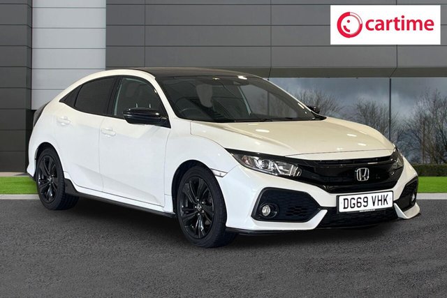 View our Honda Civic 1.0 VTEC Turbo Sport Line Hatchback 5dr Petrol Manual Euro 6 (s/s) (126 ps) Rear Parking Camera, Front / Rear Parking Sensors, Black Line Pack, GARMIN Navigation, 17In Alloys