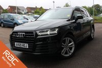 USED 2019 69 AUDI Q7 3.0 TDI V6 50 S line SUV 5dr Diesel Tiptronic quattro Euro 6 (s/s) (286 ps) - EURO 6 - ULEZ, 7 SEATS, SAT NAV, DIGITAL COCKPIT, APPLE/ANDROID CARPLAY, HTD/LEATHER, E/TAILGATE, R/CAMERA, P/ASSIST, P/SENSORS, CRUISE, 20" ALLOYS, DAB, BOSE S/S, BLUETOOTH & WIRELESS CHARGER