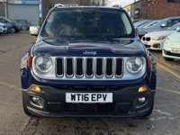 USED 2016 16 JEEP RENEGADE 1.6 MultiJetII Limited SUV 5dr Diesel Manual Euro 6 (s/s) (120 ps) Heat seats, Nav, park sens+