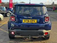USED 2016 16 JEEP RENEGADE 1.6 MultiJetII Limited SUV 5dr Diesel Manual Euro 6 (s/s) (120 ps) Heat seats, Nav, park sens+