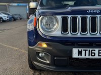 USED 2016 16 JEEP RENEGADE 1.6 MultiJetII Limited SUV 5dr Diesel Manual Euro 6 (s/s) (120 ps) Heat seats, Nav, park sens+